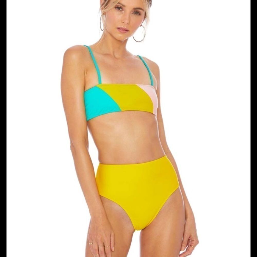 Anthropologie Ellejay High Waisted Bikini Bottom
